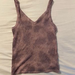 purple tie dye american eagle tank